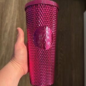 Starbucks pink limited edition holiday cup